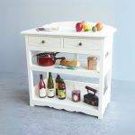 DR2023 (3)โต๊ะและชั้นวางของไม้สไตล์วินเทจ รุ่น DR2023KitChen