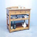 DR2023 (5)โต๊ะและชั้นวางของไม้สไตล์วินเทจ รุ่น DR2023KitChen