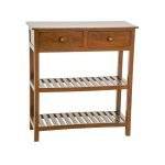 DR7001 (11)โต๊ะคอนโซล 2 ลิ้นชักไม้วินเทจ - DR7001Bed Room