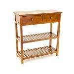 DR7001 (12)โต๊ะคอนโซล 2 ลิ้นชักไม้วินเทจ - DR7001Bed Room