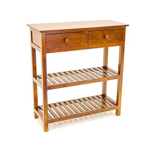 DR7001 (12)โต๊ะคอนโซล 2 ลิ้นชักไม้วินเทจ - DR7001Bed Room