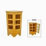 MD8078 (7)ตู้โชว์เข้ามุมไม้ รุ่น MD8078Corner Cabinet