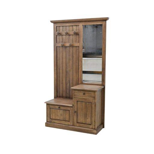 MD8191ราวแขวนหมวกและเสื้อโค้ทพร้อมกระจก รุ่น MD8191Accessorie