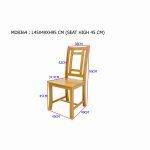 MD8364 (7)เก้าอี้ไม้ รุ่น MD8364 ดีไซน์ทันสมัย เรียบง่ายChair