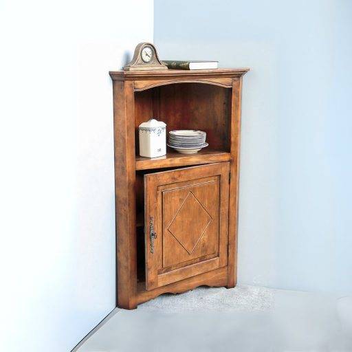 MD8371 (2)ตู้เก็บของเข้ามุมไม้สไตล์วินเทจ รุ่น MD8371Corner Cabinet