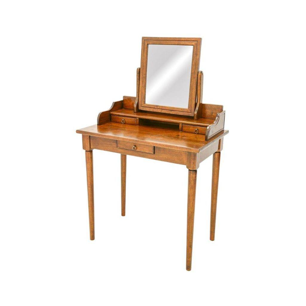MD8374 (3)โต๊ะเครื่องแป้งไม้สไตล์วินเทจ รุ่น MD8374Desk