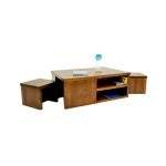 MD8647โต๊ะไม้พร้อมสตูล 2 ตัวสไตล์โมเดิร์น รุ่น MD8647Living Room