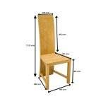 MD8690 (2)เก้าอี้ไม้พนักพิงสูง รุ่น MD8690Chair