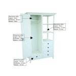 MD8913 (3)ตู้ไม้เก็บของสไตล์วินเทจ รุ่น MD8913Bed Room