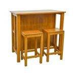 MD9226 (3)ชุดโต๊ะไม้พร้อมเก้าอี้ 2 ตัว รุ่น MD9226KitChen