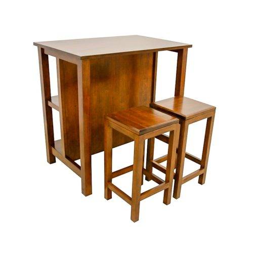 MD9226ชุดโต๊ะไม้พร้อมเก้าอี้ 2 ตัว รุ่น MD9226KitChen