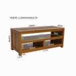 MD8705 (3)ชั้นวางของไม้สไตล์โมเดิร์น รุ่น MD8705Living Room