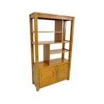 MD9021 (4)ชั้นวางหนังสือไม้ 2 บานเปิด รุ่น MD9021Book Shelf