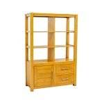 MD9022ชั้นวางหนังสือไม้ 1 บานเปิด 2 ลิ้นชัก รุ่น MD9022Book Shelf