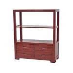 MD9123ชั้นวางหนังสือไม้ พร้อมลิ้นชัก 4 ช่อง รุ่น MD9123Book Shelf