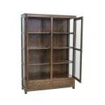MD9155 (3)ตู้โชว์กระจกไม้สไตล์วินเทจ รุ่น MD9155Book Shelf