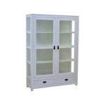 MD9155 (6)ตู้โชว์กระจกไม้สไตล์วินเทจ รุ่น MD9155Book Shelf