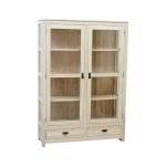 MD9155 (8)ตู้โชว์กระจกไม้สไตล์วินเทจ รุ่น MD9155Book Shelf