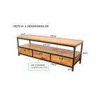 MD7214 (5)ตู้วางทีวีไม้ 3 ลิ้นชัก รุ่น MD7214Liverpool Collection