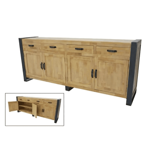 MD7500ตู้บัฟเฟต์ไม้ 4 ประตู 4 ลิ้นชัก รุ่น MD7500Madisson Collection