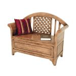 DR2053เก้าอี้อาร์มแชร์ไม้ พร้อมกล่องเก็บของ รุ่น DR2053Accessorie