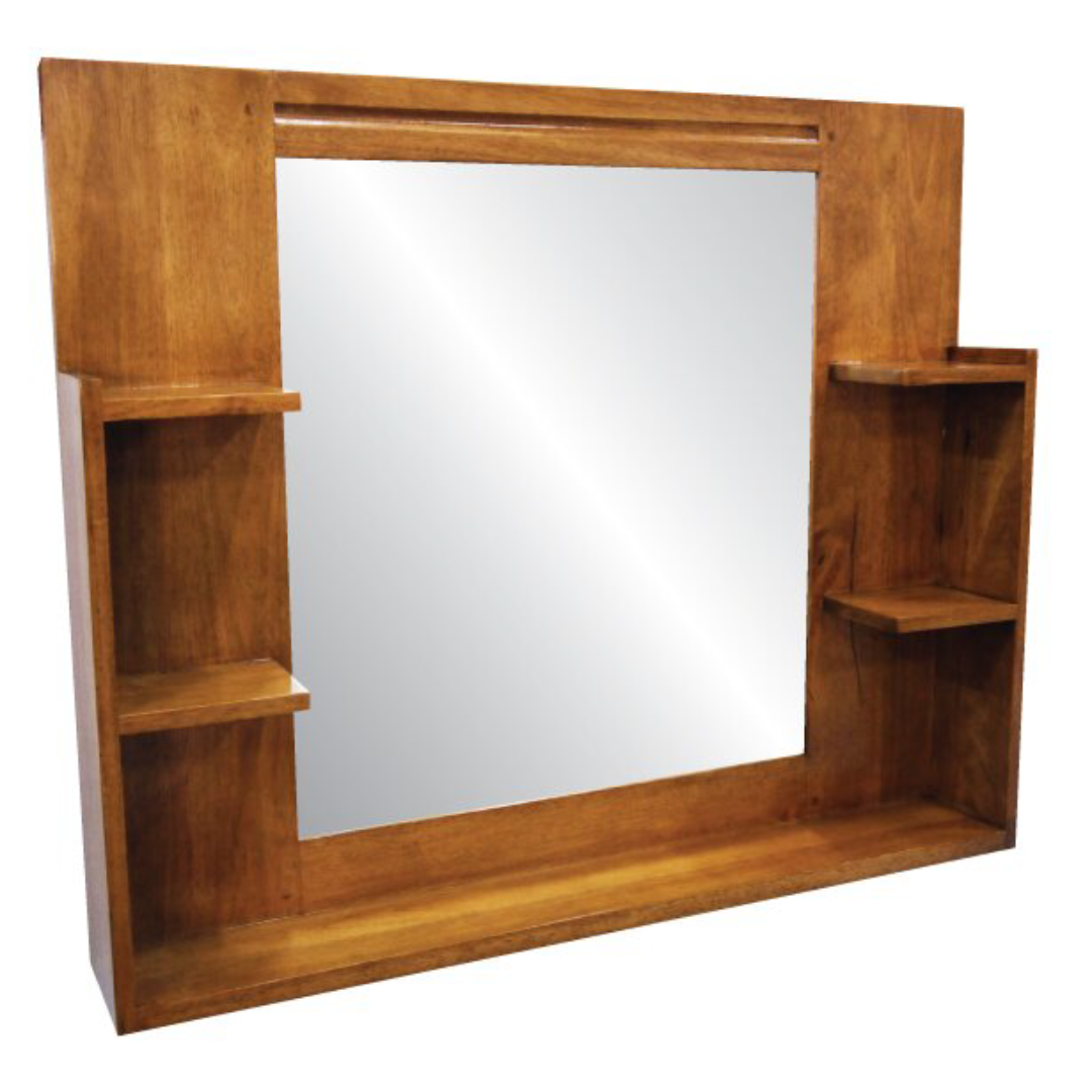 DC5063 DC5063กระจกเงาไม้พร้อมชั้นวาง รุ่น DC5063Bathroom