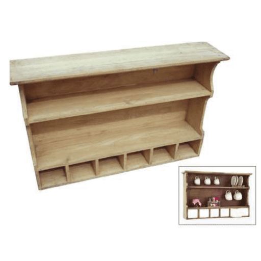 DR2007ชั้นวางของไม้สไตล์วินเทจ รุ่น DR2007KitChen