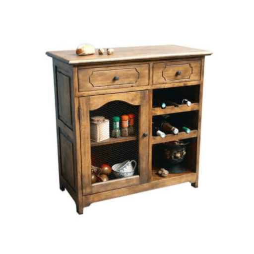 DR2042โต๊ะและชั้นวางของไม้สไตล์วินเทจ รุ่น DR2042KitChen