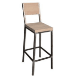 MD6005 (2)เก้าอี้บาร์ไม้สไตล์โมเดิร์น รุ่น MD6505Chicago Collection