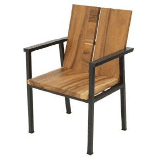 MD6013เก้าอี้ไม้พร้อมที่พักแขนสไตล์วินเทจ รุ่น MD6013Chicago Collection