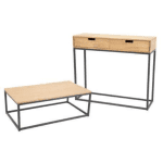 MD7028ชุดโต๊ะคอนโซลและโต๊ะกลางไม้ดีไซน์โมเดิร์น รุ่น MD7028Dublin Collection