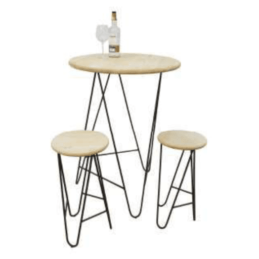 MD7030ชุดโต๊ะบาร์ไม้ทรงกลมดีไซน์โมเดิร์น รุ่น MD7030Dublin Collection