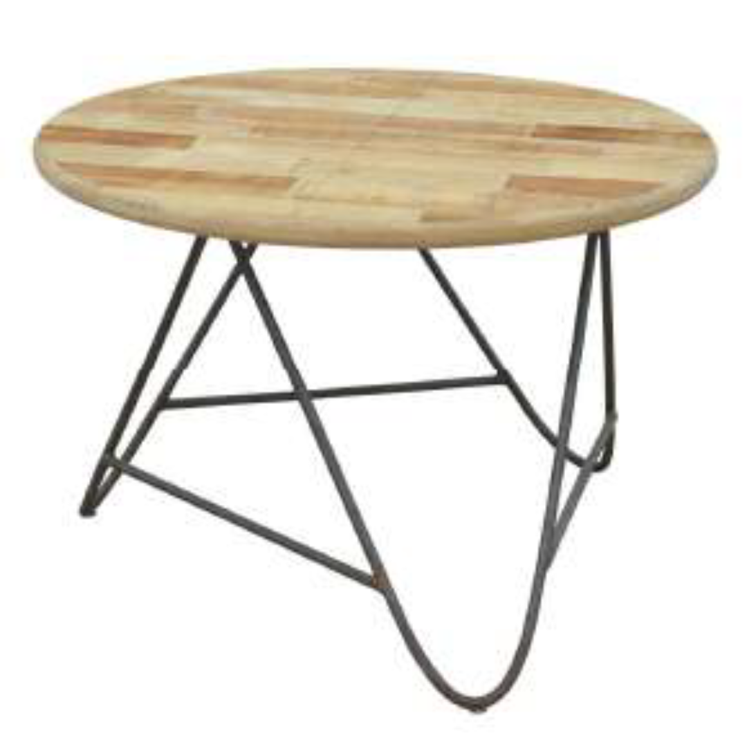 MD7035 MD7035โต๊ะไม้ทรงกลมเตี้ยดีไซน์โมเดิร์น รุ่น MD7035Dublin Collection