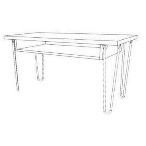 MD7053ตู้วางทีวีไม้พร้อมชั้นวาง รุ่น MD7053Dublin Collection