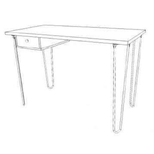 MD7056โต๊ะทำงานไม้ดีไซน์โมเดิร์น รุ่น MD7056Dublin Collection