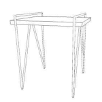 MD7058โต๊ะข้างไม้ดีไซน์โมเดิร์น รุ่น MD7058Dublin Collection