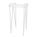 MD7068โต๊ะข้างไม้ดีไซน์โมเดิร์น รุ่น MD7068Dublin Collection