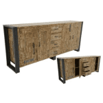 MD7117ตู้เก็บของไม้สไตล์วินเทจ รุ่น MD7117Glasgow Collection