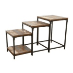 MD7209ชุดโต๊ะคอลโซลไม้ 3 ตัว รุ่น MD7209Liverpool Collection