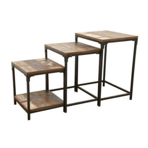 MD7209ชุดโต๊ะคอลโซลไม้ 3 ตัว รุ่น MD7209Liverpool Collection