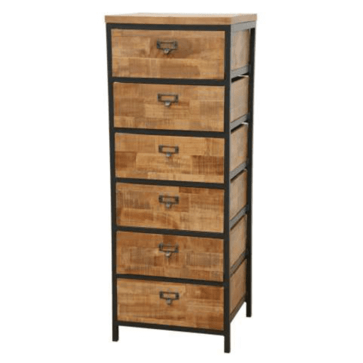 MD7216ตู้ลิ้นชักไม้ 6 ชั้น รุ่น MD7216Liverpool Collection