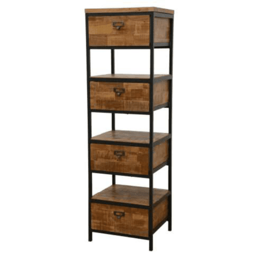 MD7217ตู้ลิ้นชักไม้ 4 ชั้น รุ่น MD7217Liverpool Collection