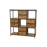 MD7219ชั้นวางหนังสือไม้ 8 ลิ้นชัก รุ่น MD7219Liverpool Collection