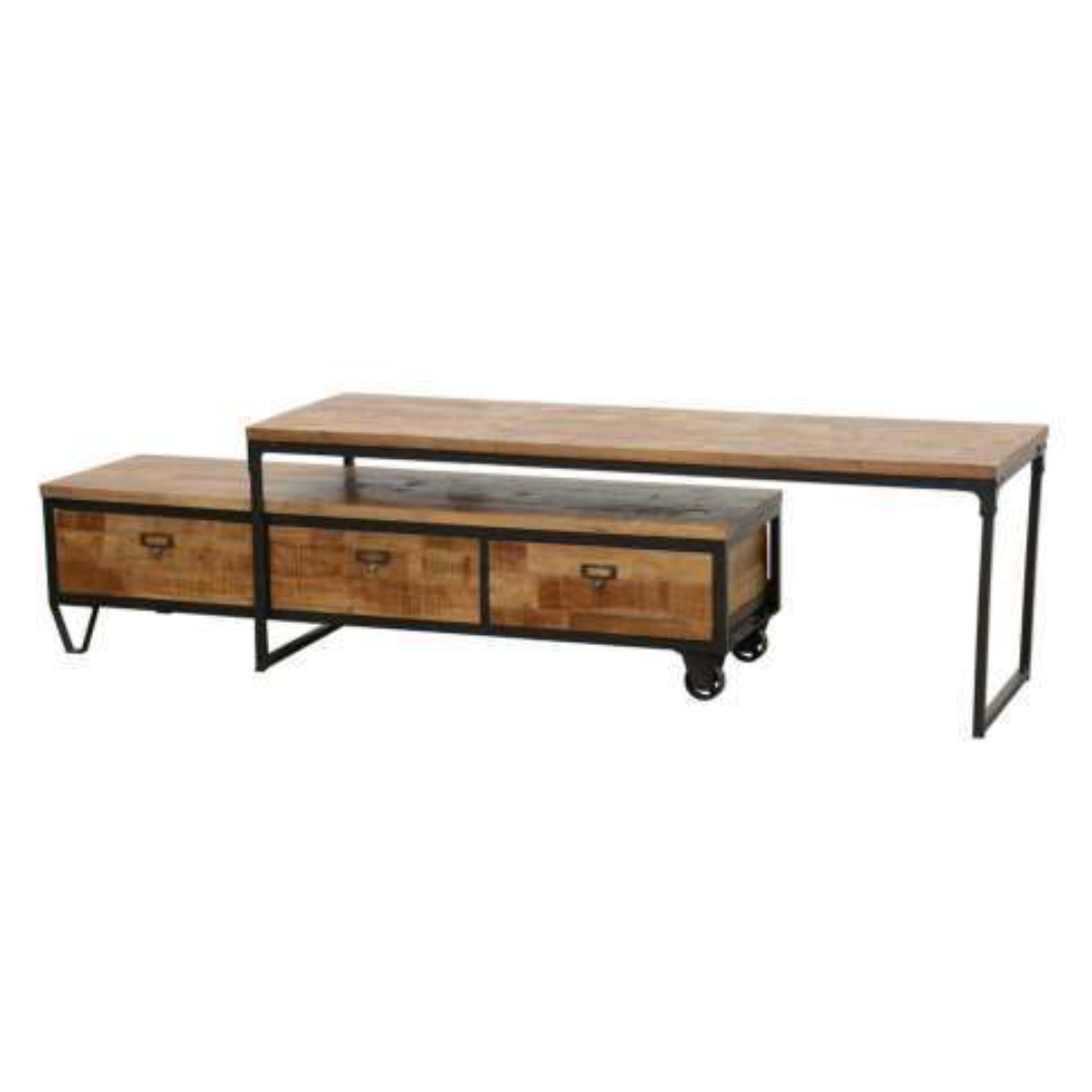 MD7223 MD7223ตู้วางทีวีไม้ 3 ลิ้นชัก รุ่น MD7223Liverpool Collection