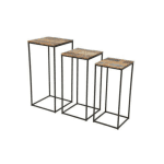 MD7251ชุดโต๊ะวางของไม้โครงเหล็ก รุ่น MD7251Liverpool Collection