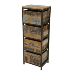 MD7255ตู้ลิ้นชักไม้โครงเหล็ก รุ่น MD7255Liverpool Collection