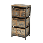 MD7256ตู้ลิ้นชักไม้โครงเหล็ก รุ่น MD7256Liverpool Collection