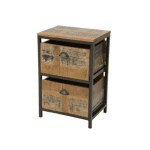 MD7257ตู้ลิ้นชักไม้โครงเหล็ก รุ่น MD7257Liverpool Collection