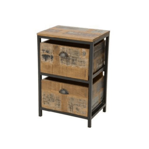 MD7257ตู้ลิ้นชักไม้โครงเหล็ก รุ่น MD7257Liverpool Collection