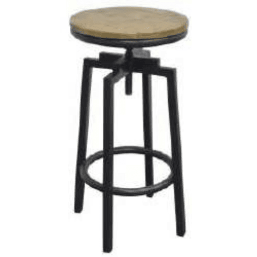 MD7275 2เก้าอี้สตูลสูงปรับระดับไม้รีไซเคิลโครงเหล็ก รุ่น MD7275-2Liverpool Collection